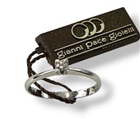 Anello Gianni Pace Donna Solitari in Oro bianco Diamante GPGSL21